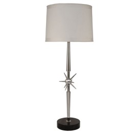 Custom Modern Geometric Sunburst Table Lamp