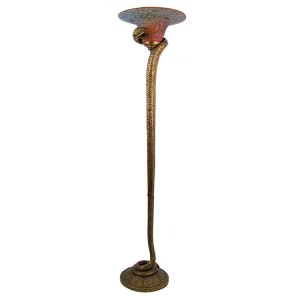 Bronze Edgar Brandt Floor Lamp