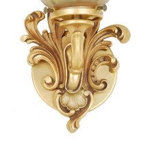 French Rococo Sconce Fleur Detail