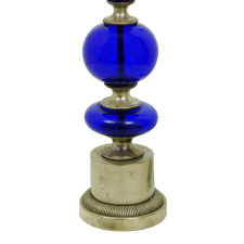 Contemporary Cobalt Glass Table Lamp Base
