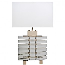 Modern Art Deco  Table Lamp with Acrylic Slabs