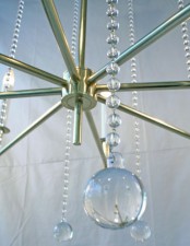 Chandelier Glass Ball and Glass Beads