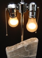 Modern Selenite Lamp