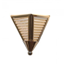 Petite Art Deco Triangular Sconce