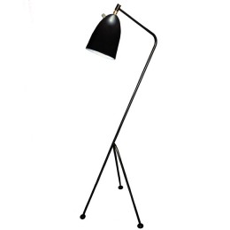 Greta Magnusson Grossman Style Grasshopper Modern Floor Lamp