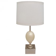 Ostrich Egg Table Lamp