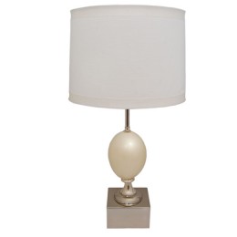 Large Modern Ostrich Egg Table Lamp