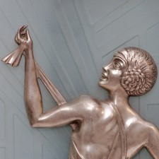 Gory Wall Sconce Lady Detail