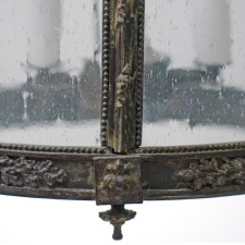 Bronze Achantus English Lantern Detail