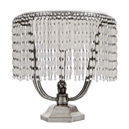 Bead-Draped Art Deco Ruhlmann Boudoir Lamp